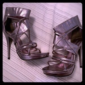 Silver heels
